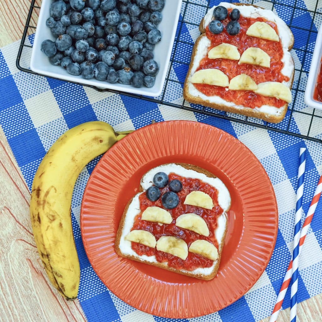American Flag Toast Recipe